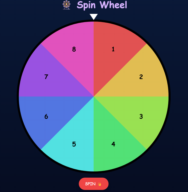 Spin Wheel